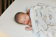 Personalized Baby Blanket – Airplanes Deluxe Minky Infant Blanket With Custom Name | Cozy, Plush Gift