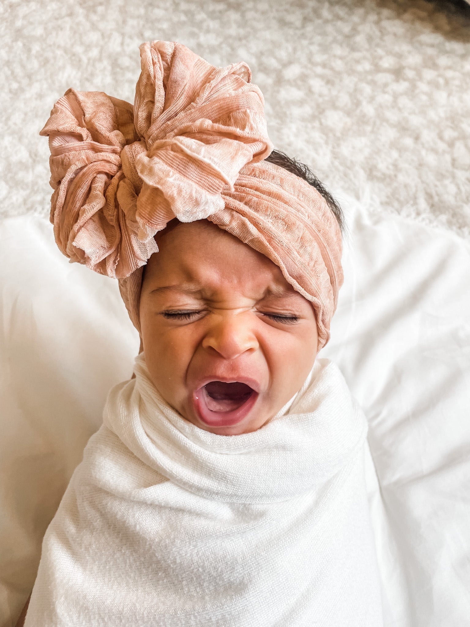 Brulee Tie Dye | Signature Ruffled Baby Headband