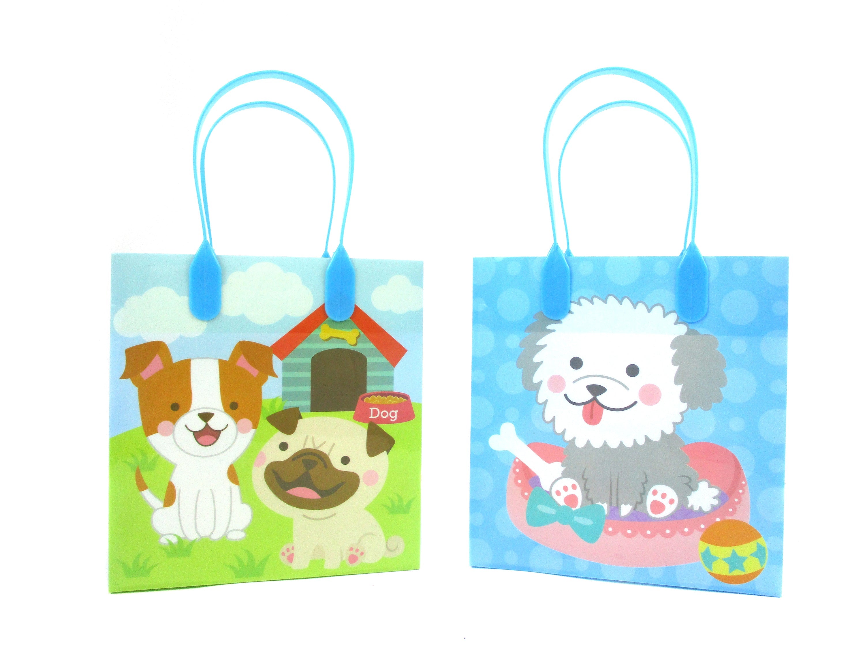 Dogs Party Favor Treat Bags - Set Of 6 Or 12