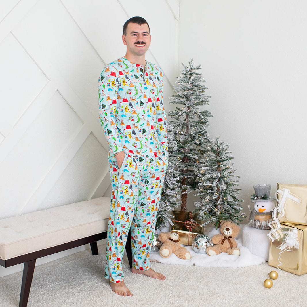 Crackling Christmas Men's Pajama