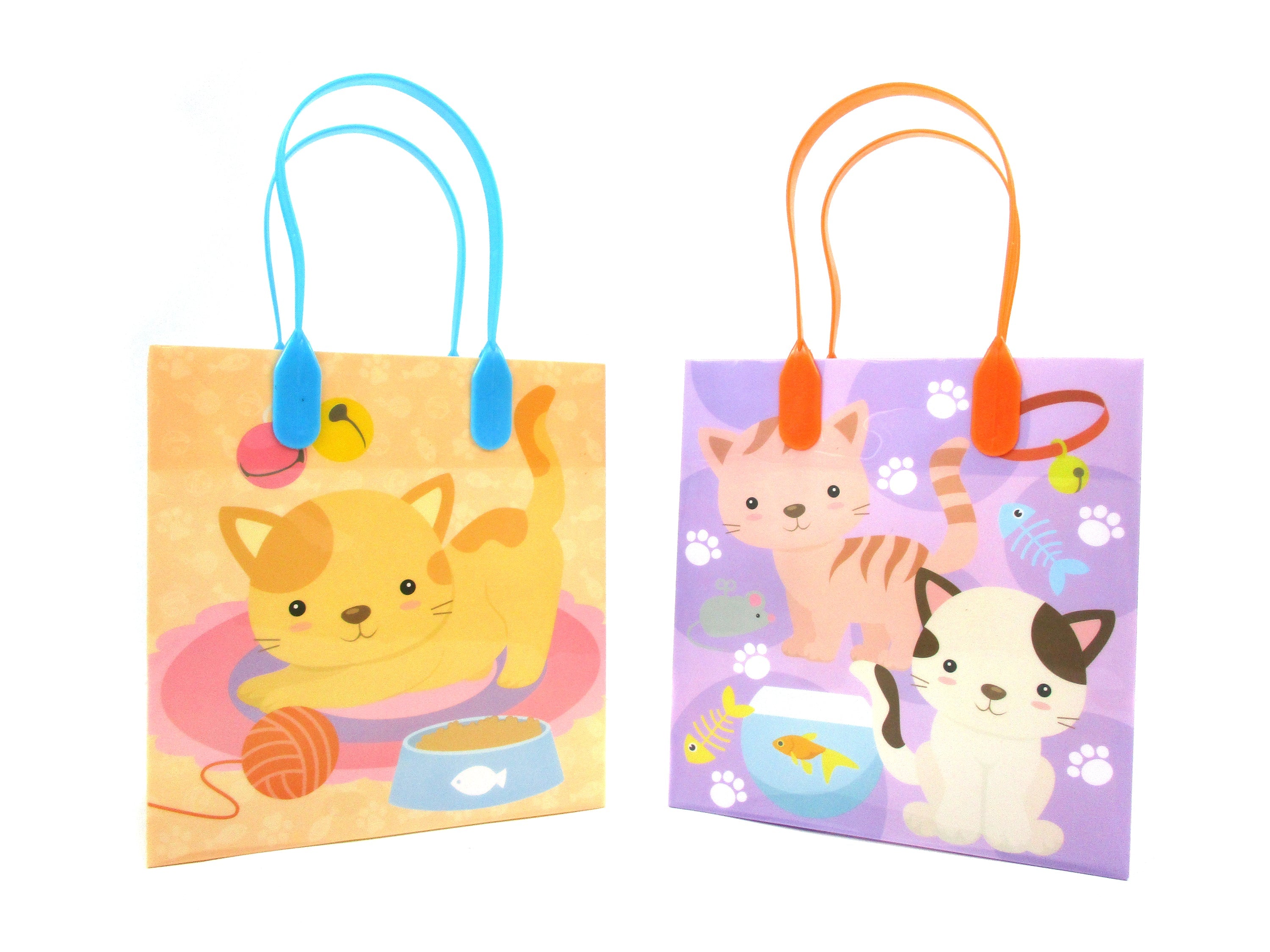 Kitty Party Favor Treat Bags - Set Of 6 Or 12