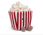Pre-order Movie Night Popcorn Plushie | 8.5” Ultra-soft Sensory Food Toy
