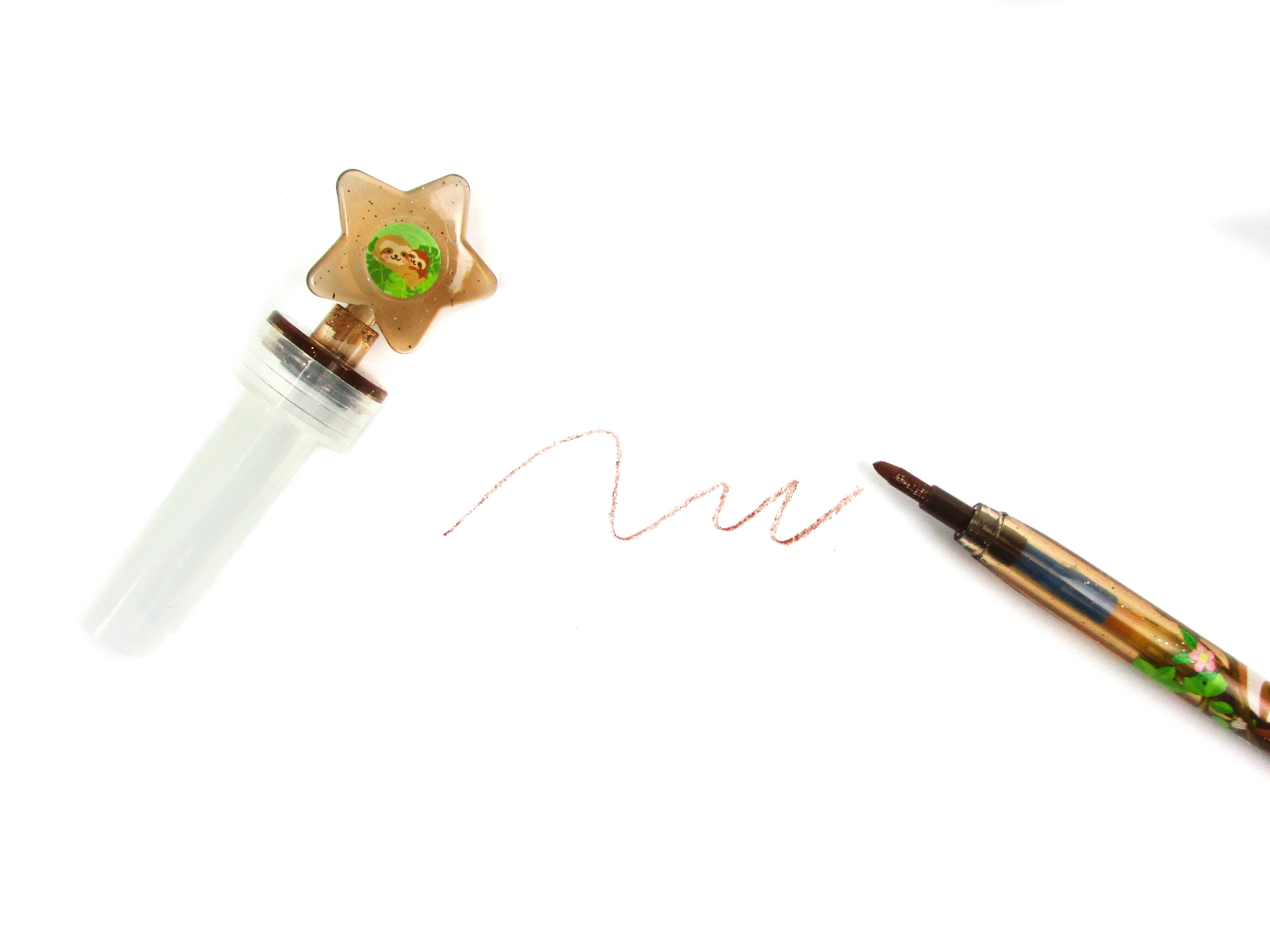 Sloth Stackable Crayon With Stamper Topper