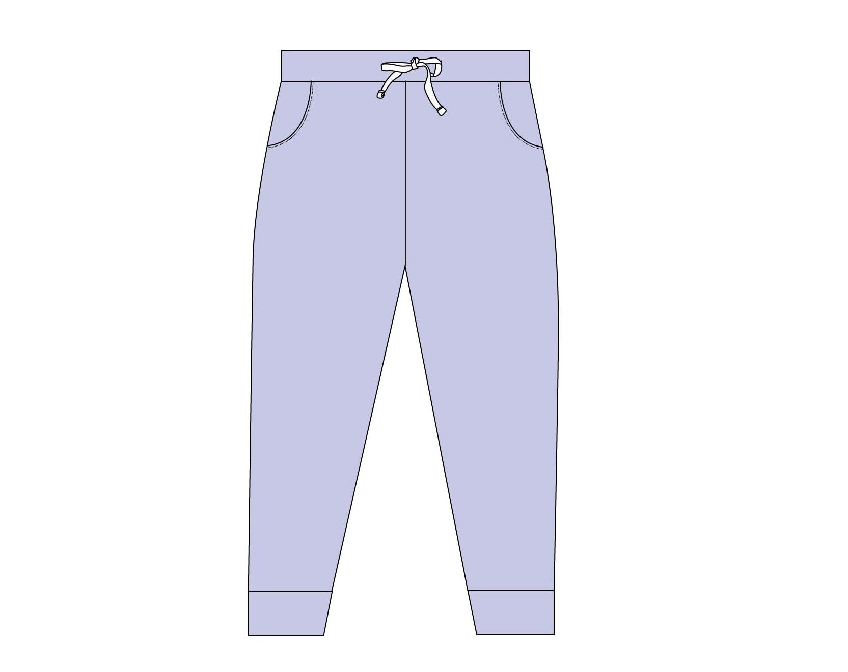Wisteria Dream - Cloud Terry Jogger