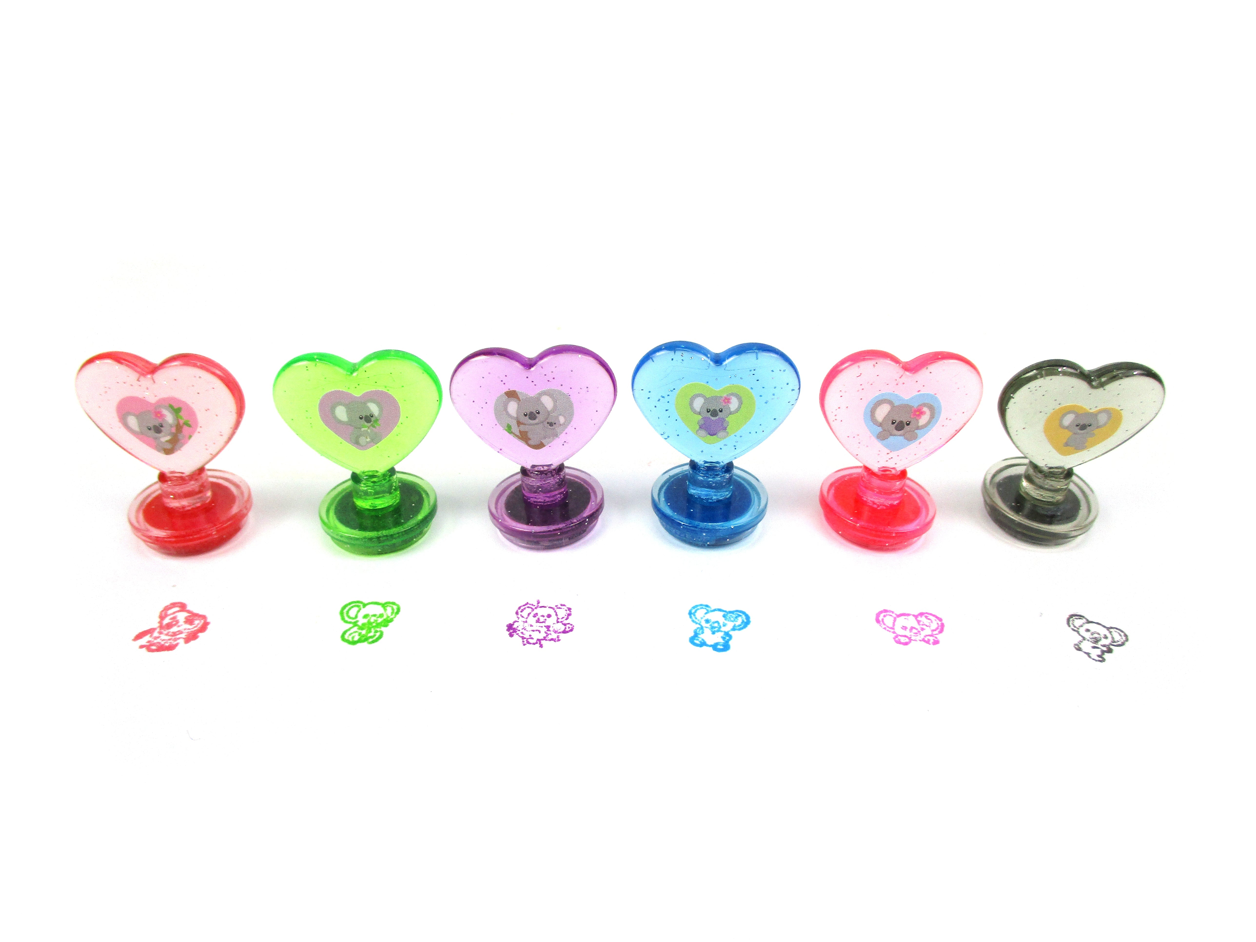 Koala Stackable Crayon With Stamper Topper