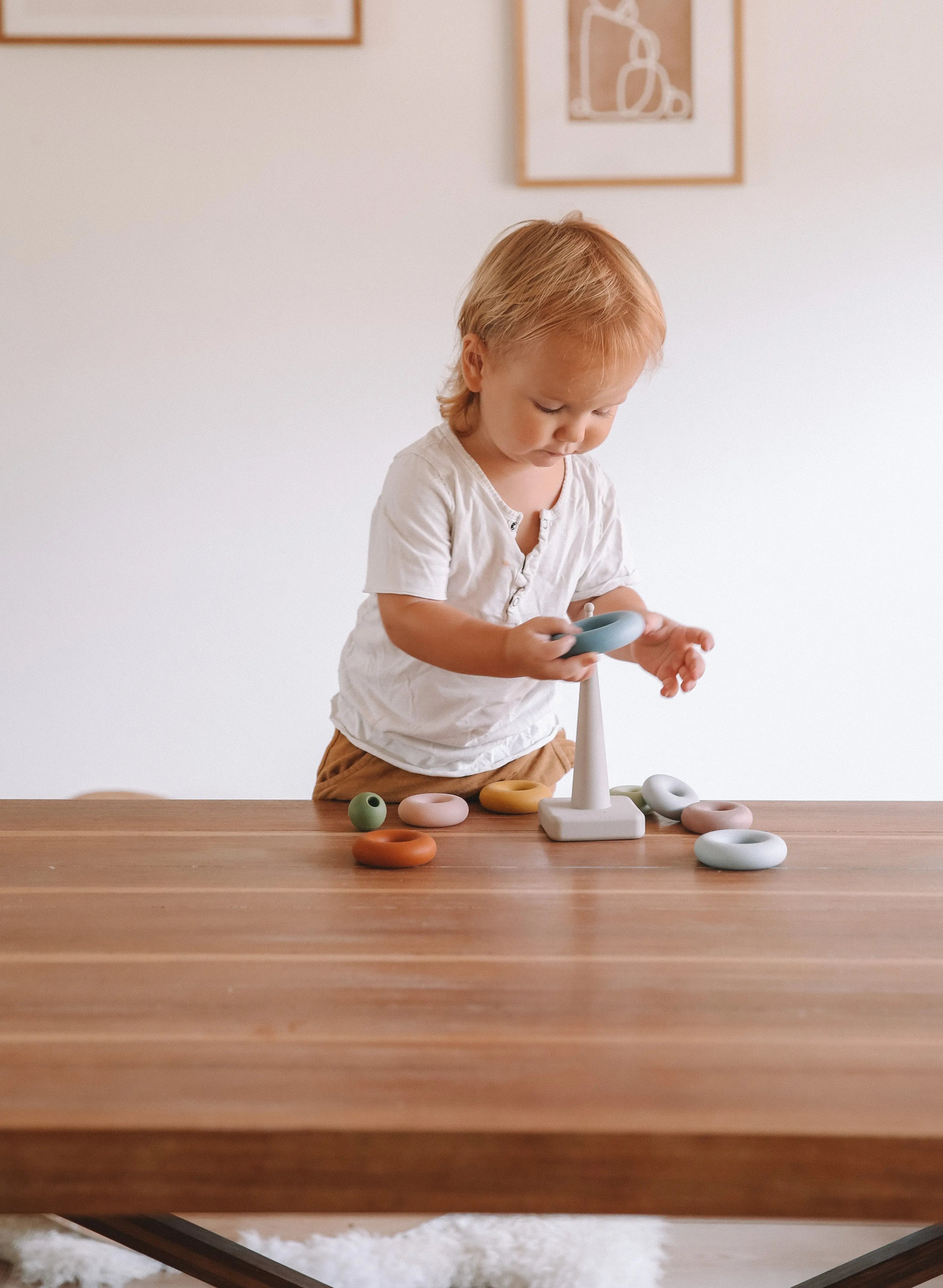Silicone Ring Stacking Toy – 10pc| Lytl®️
