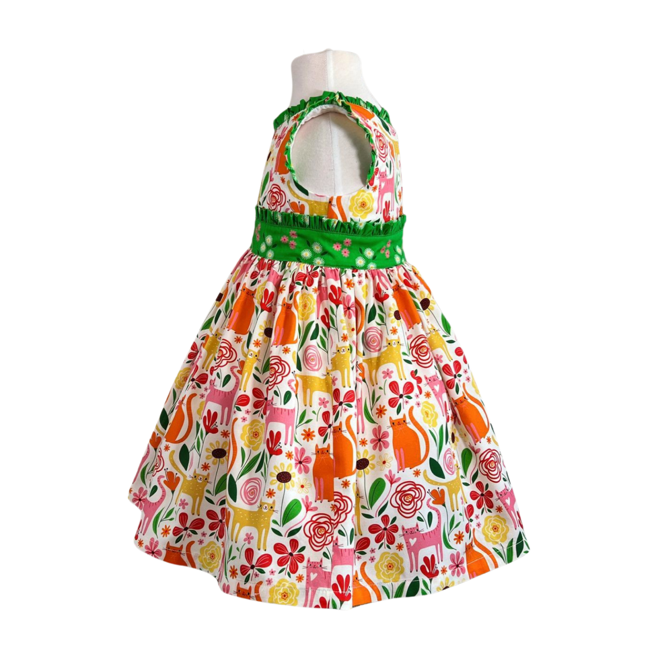 Cat's Meow Ethel Vintage Dress W/ Hairbow