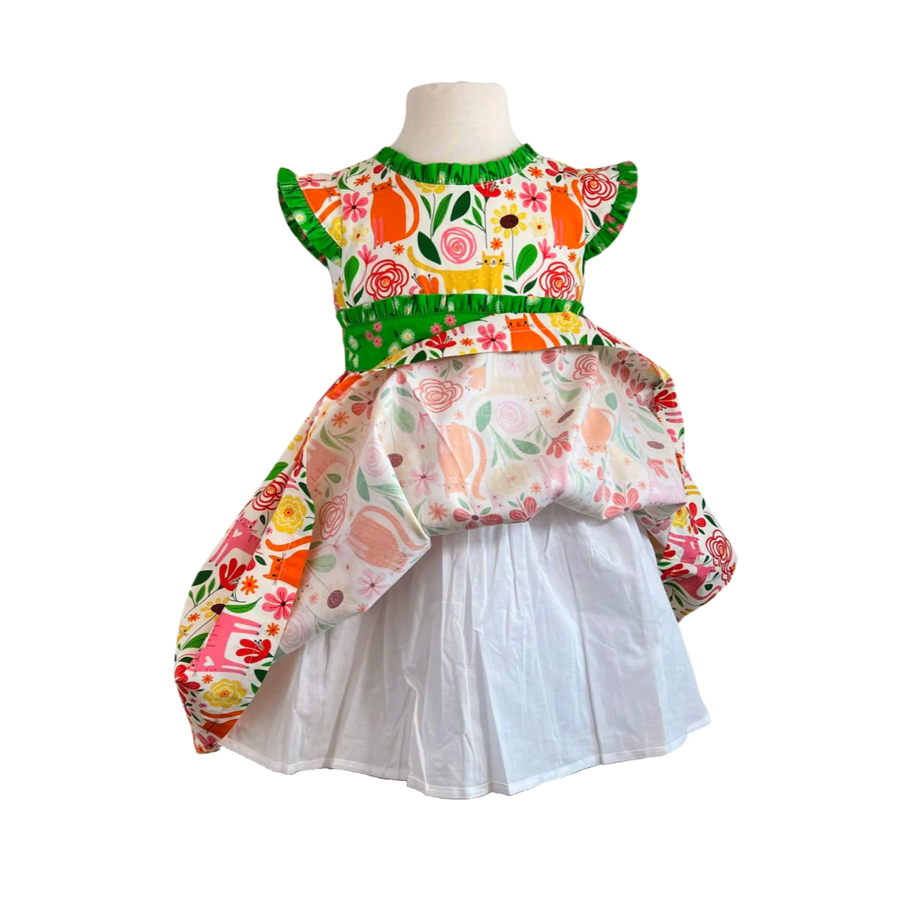 Cat's Meow Ethel Vintage Dress W/ Hairbow