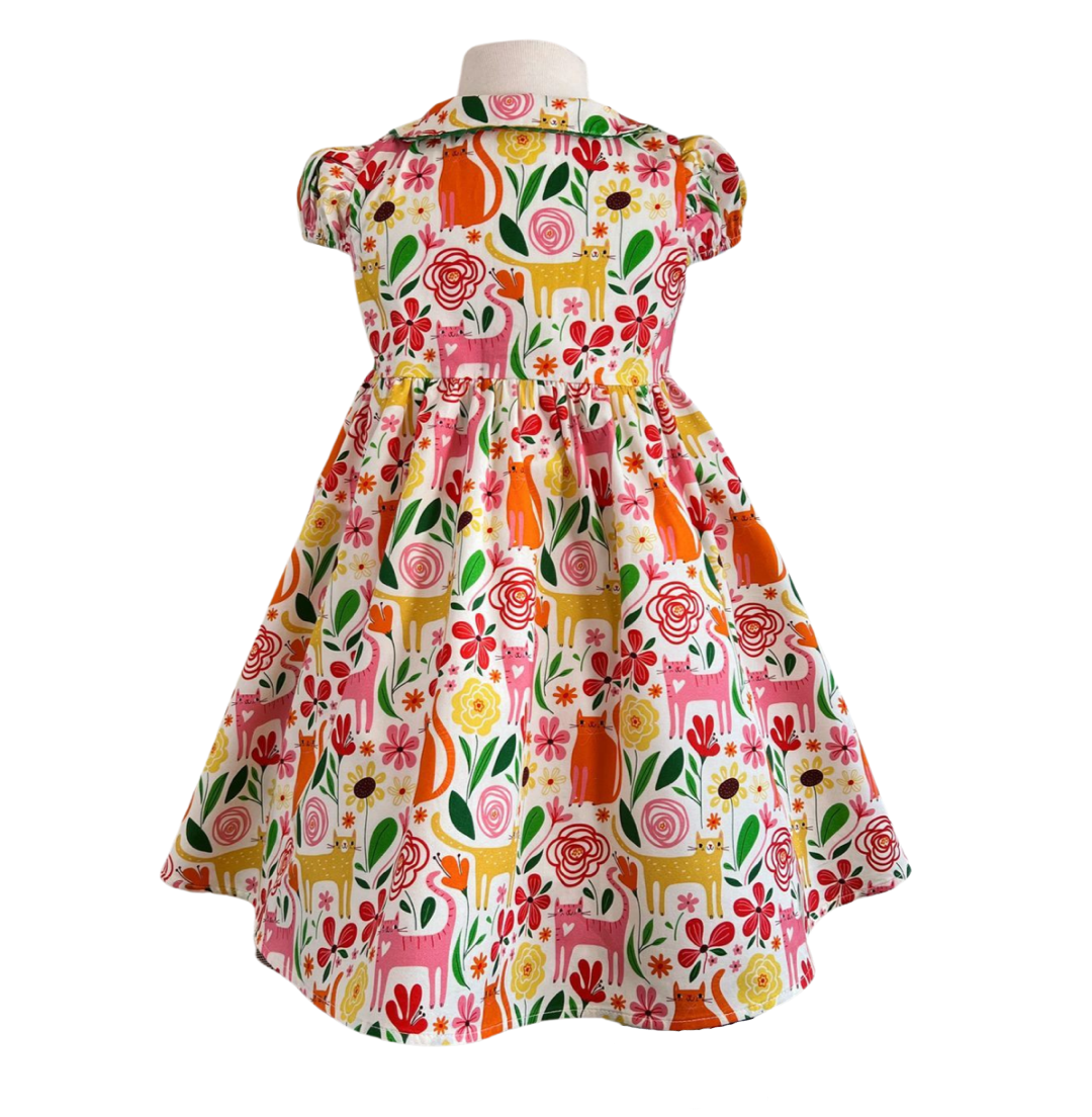Cat's Meow Vintage Nellie Dress W/ Hairbow