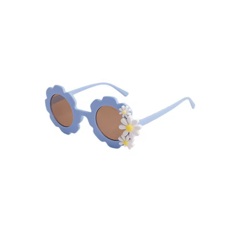 Kids’ Uv400 Flower Sunglasses | Retro Toddler Sun Glasses | Daisy