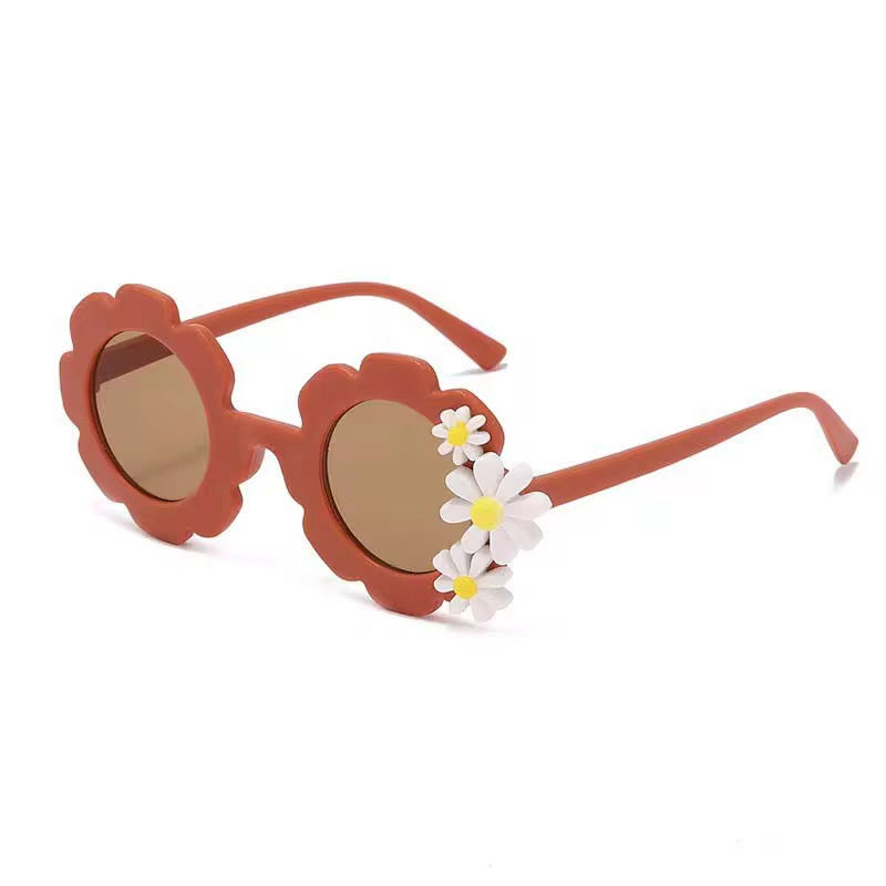 Kids’ Uv400 Flower Sunglasses | Retro Toddler Sun Glasses | Daisy