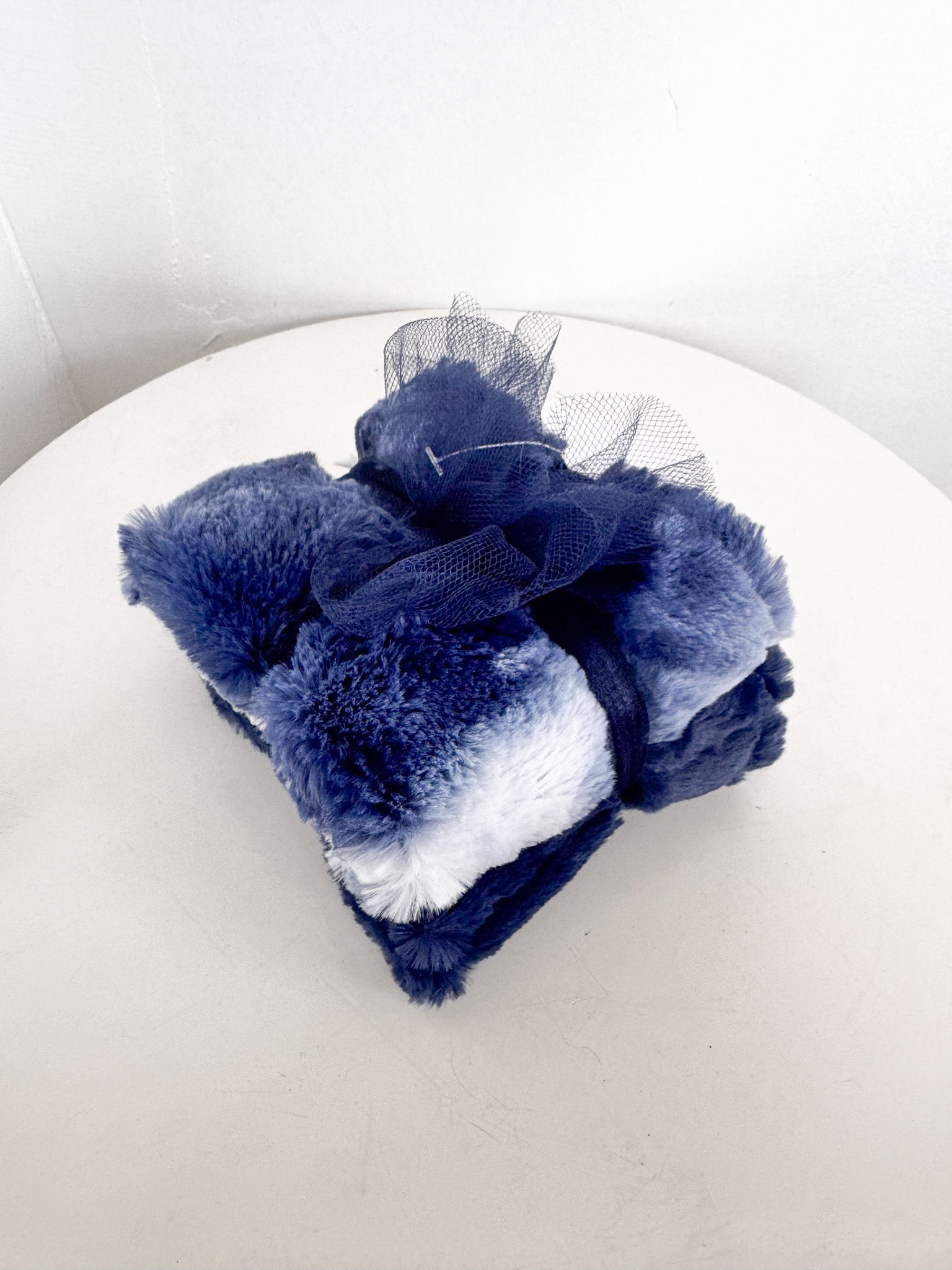 Navy Tie Dye | Burp Cloth Set