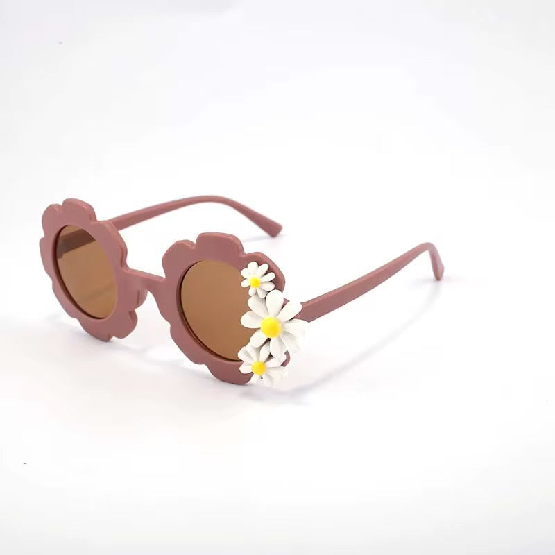 Kids’ Uv400 Flower Sunglasses | Retro Toddler Sun Glasses | Daisy