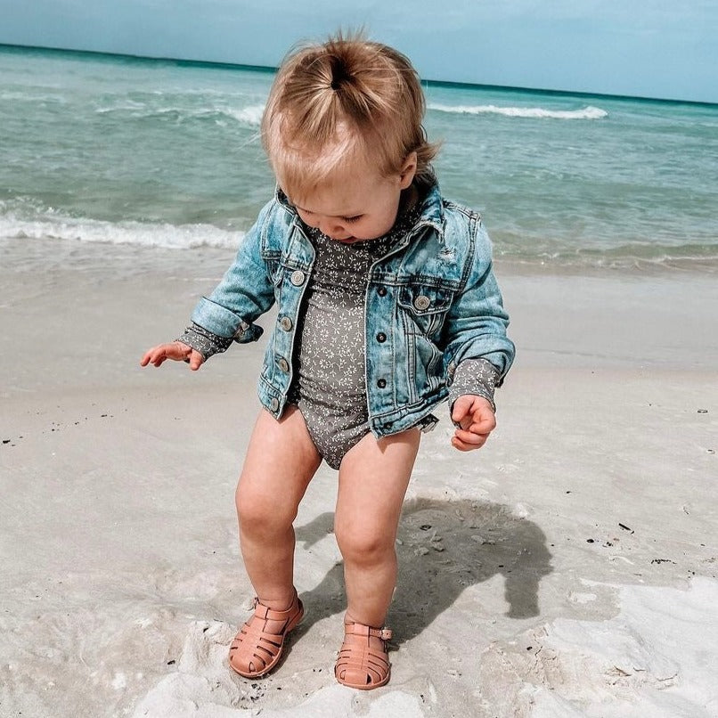 Toddler Jelly Sandals in Clay - Syd