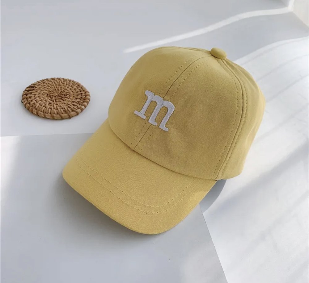 M&m Inspired Kids Baseball Hat – Toddler Sun Cap With Adjustable Strap (ages 1–4)