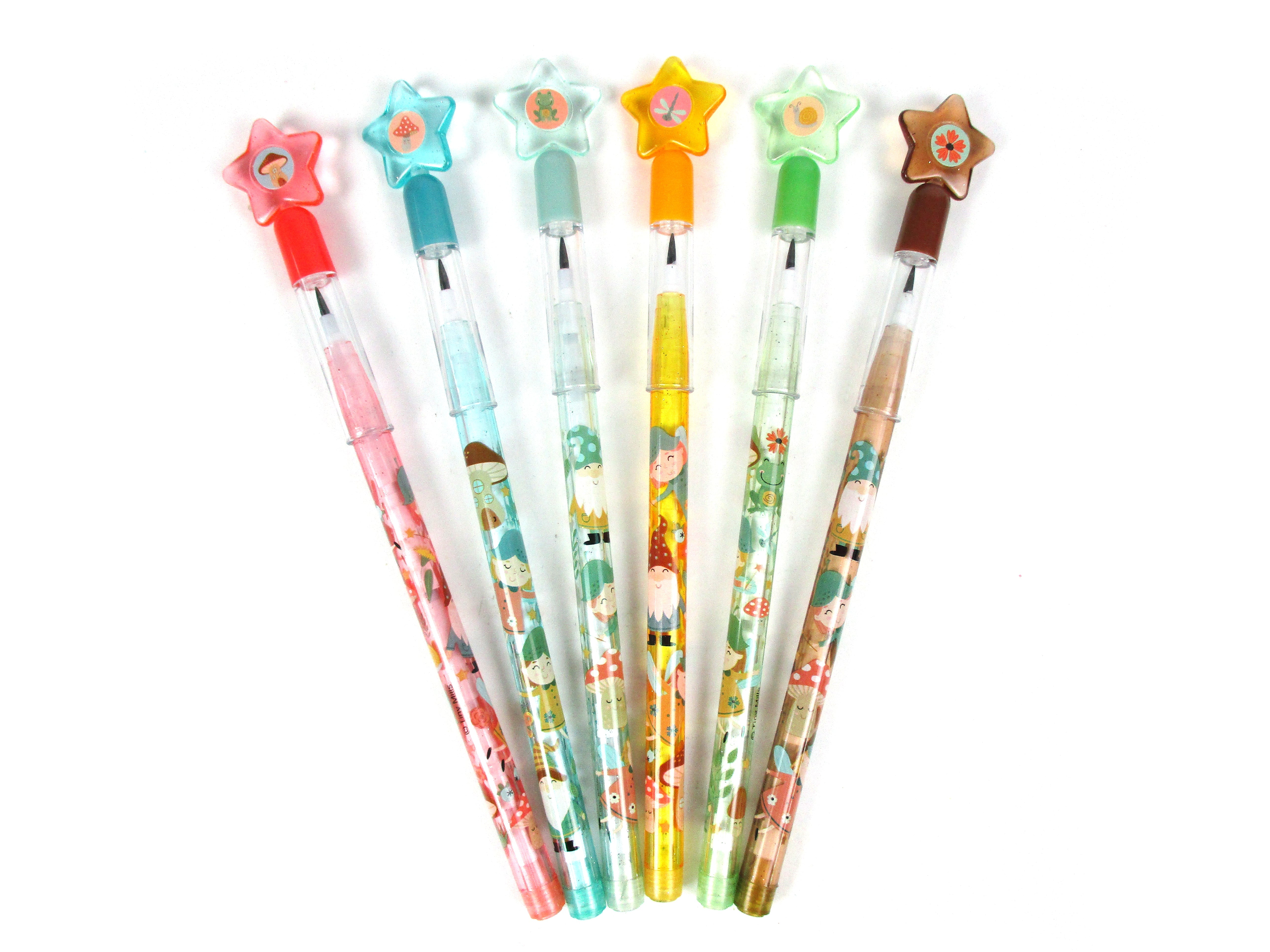 Garden Gnomes & Fairies Multi Point Pencils