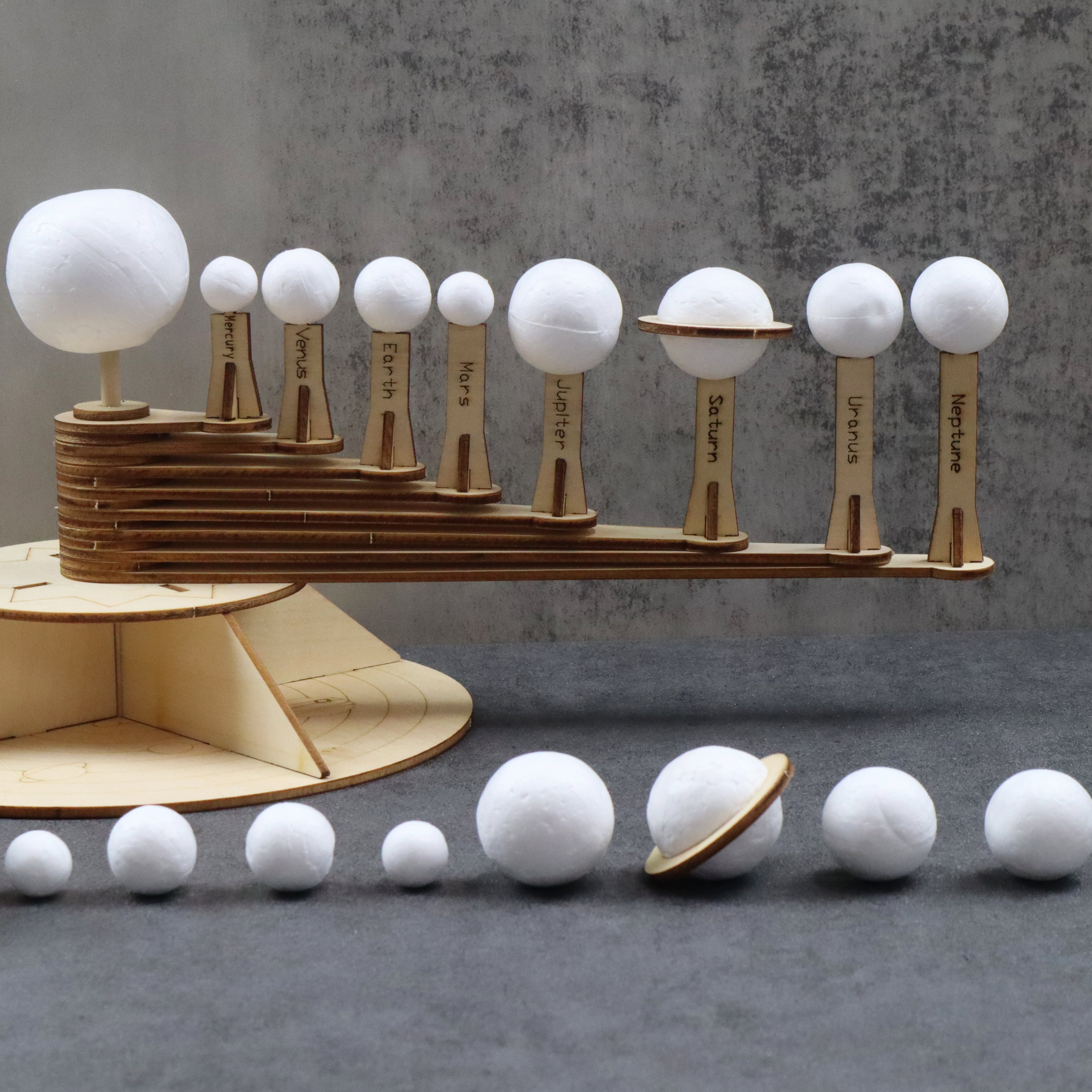 Solar System Model Diy Kit, Educational Stem Toy