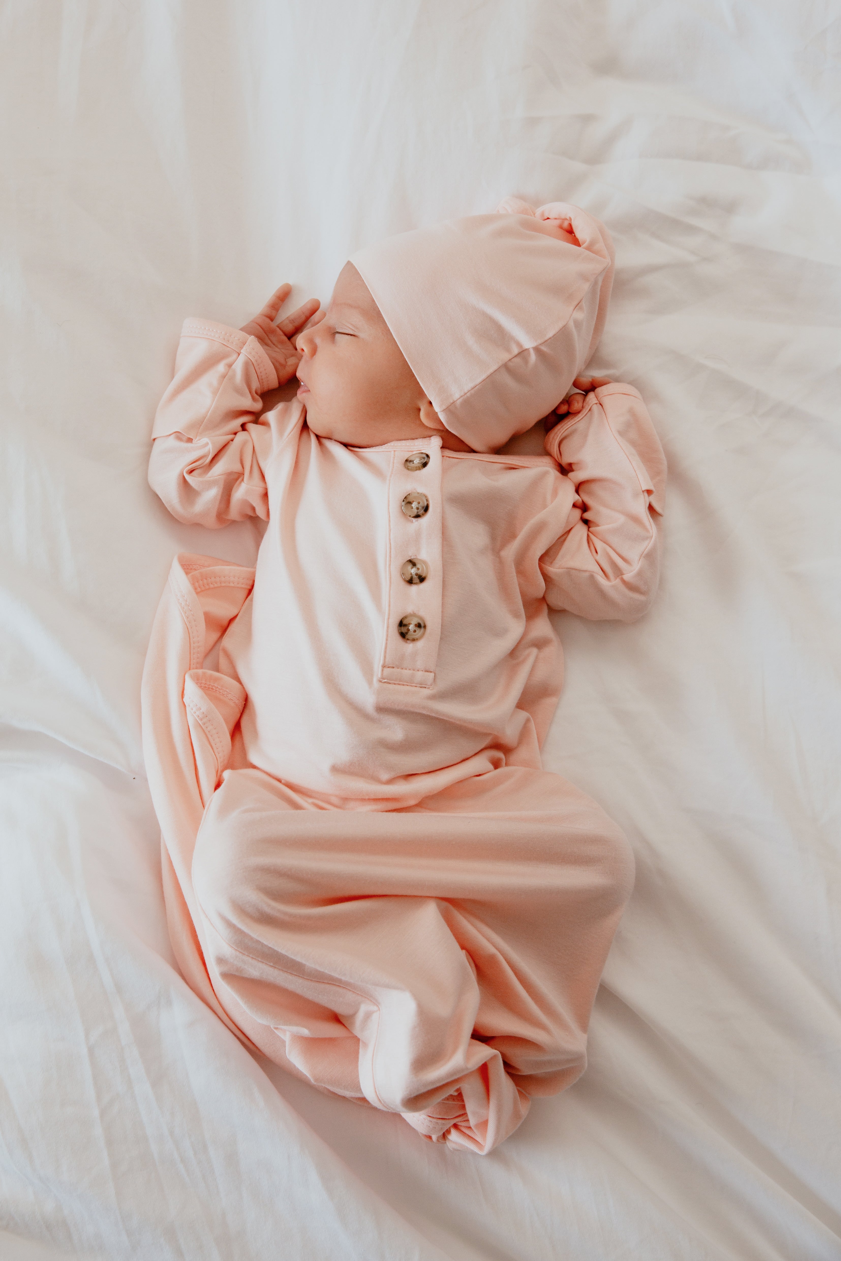 Luxe Bamboo Newborn Gown Set