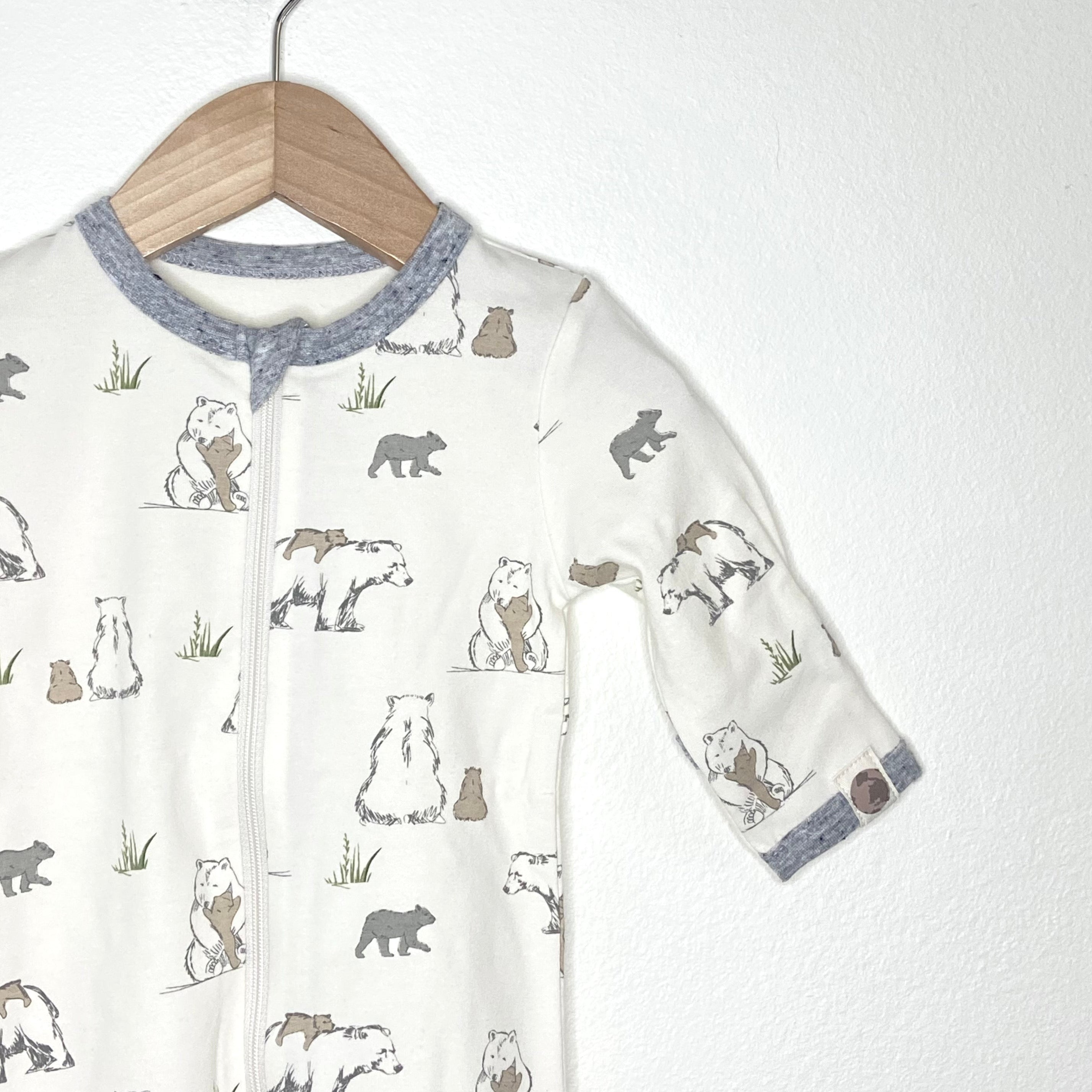 Bear Family 2 Pc Infant/toddler Tight Fitting Pj Set - New For Spring 2025