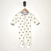 Sea Turtle Printed Footie In Sustainable Fabric - New For Spring 2025