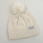 Baby Pom Beanie | Cream