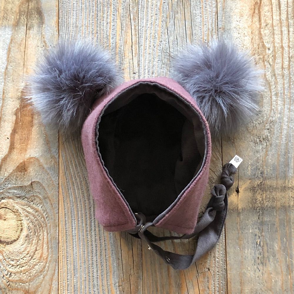 Brimless Bonnet In Fireside (add Ears Or Poms)