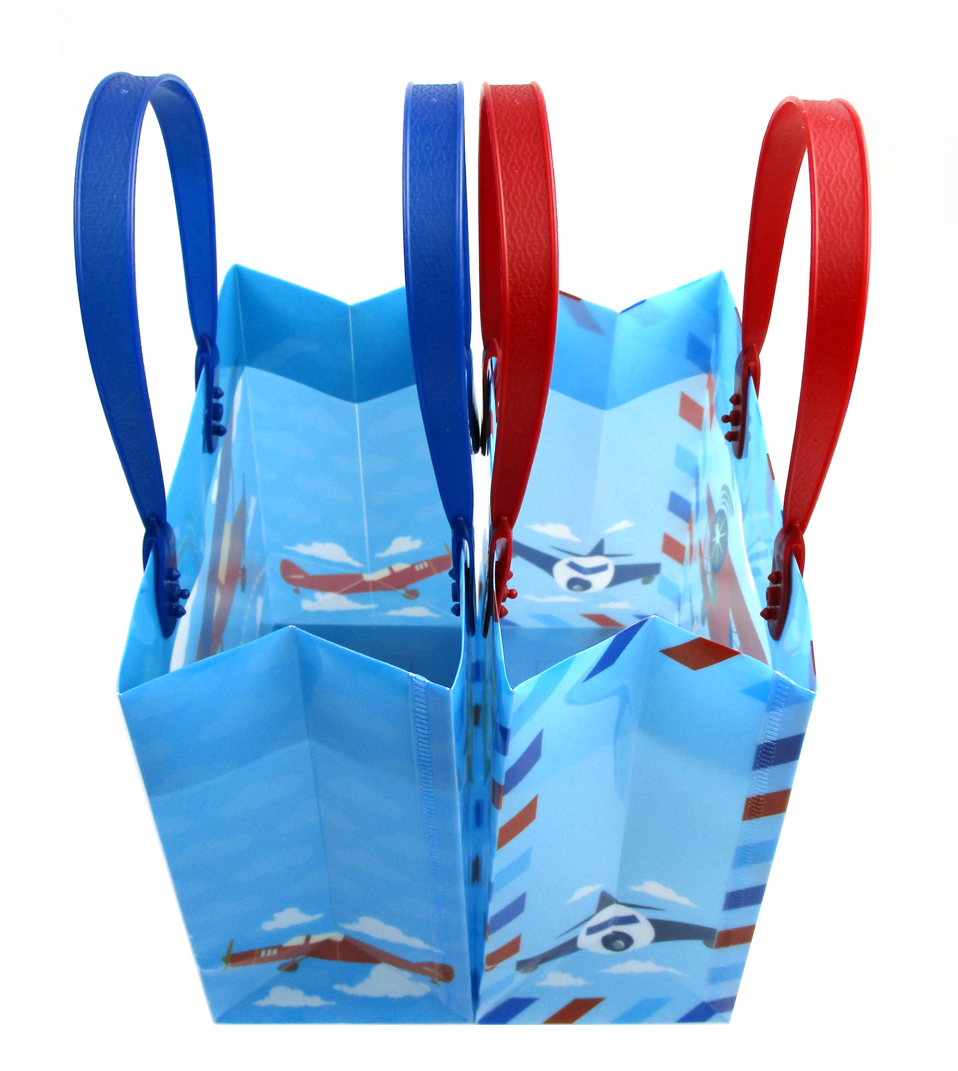 Airplane Party Favor Bags Treat Bags - Set Of 6 Or 12