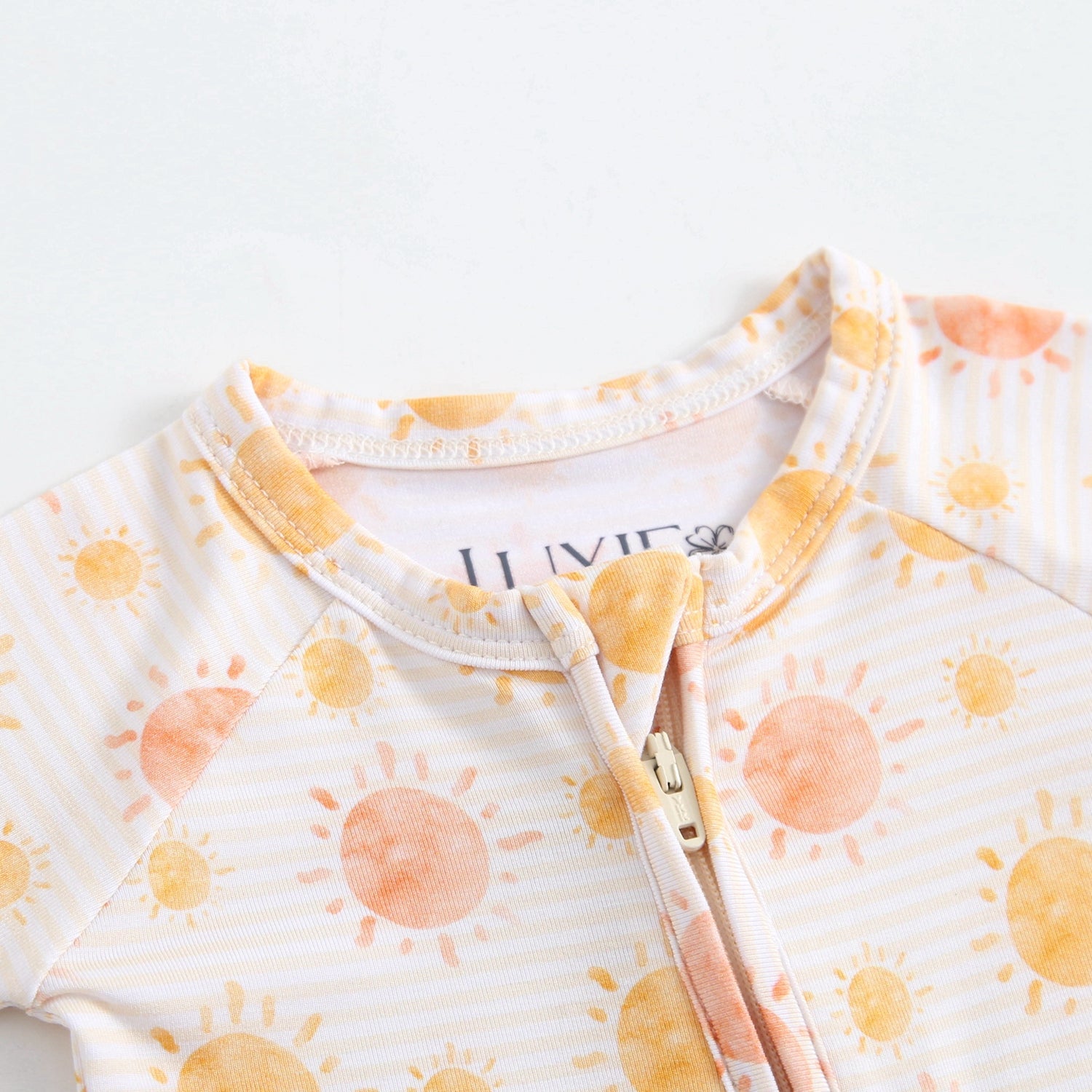 Brighter Days Zippered Baby Romper