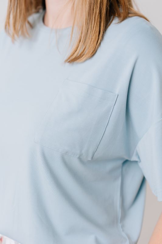 Slouchy Modal Pocket Tee (adult)