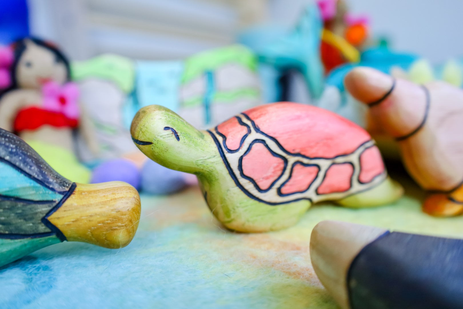 Wooden Sea Turtle Toy