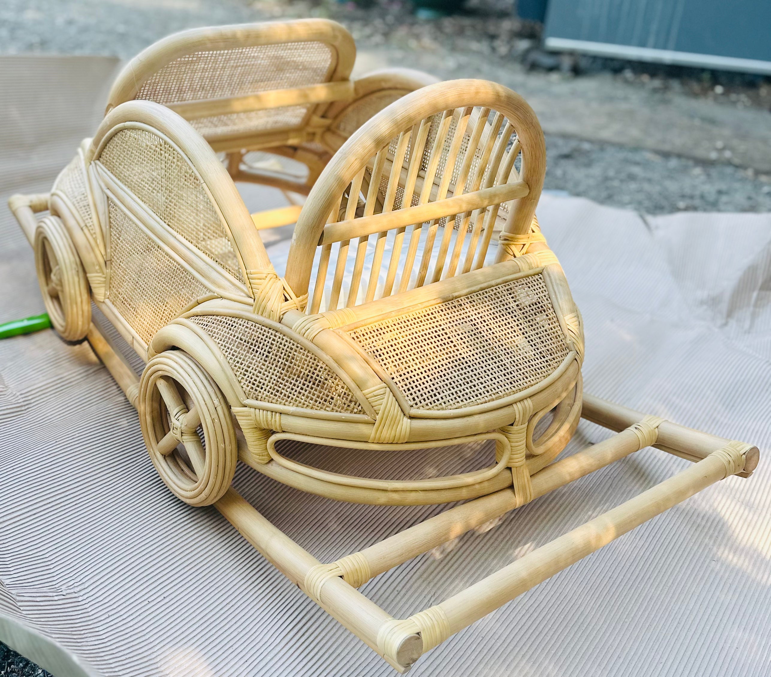 Kids Rattan Car