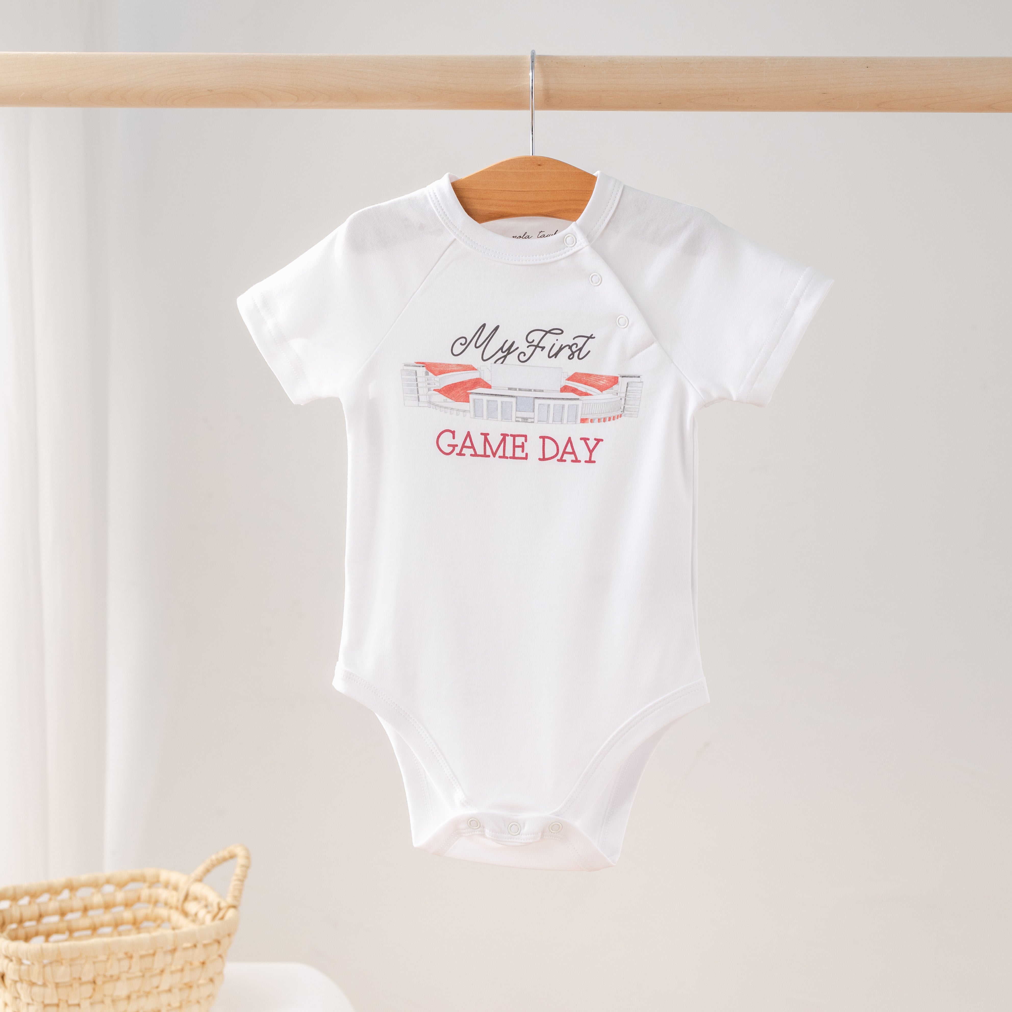 My First Game Day - Arkansas Organic Cotton Onesie