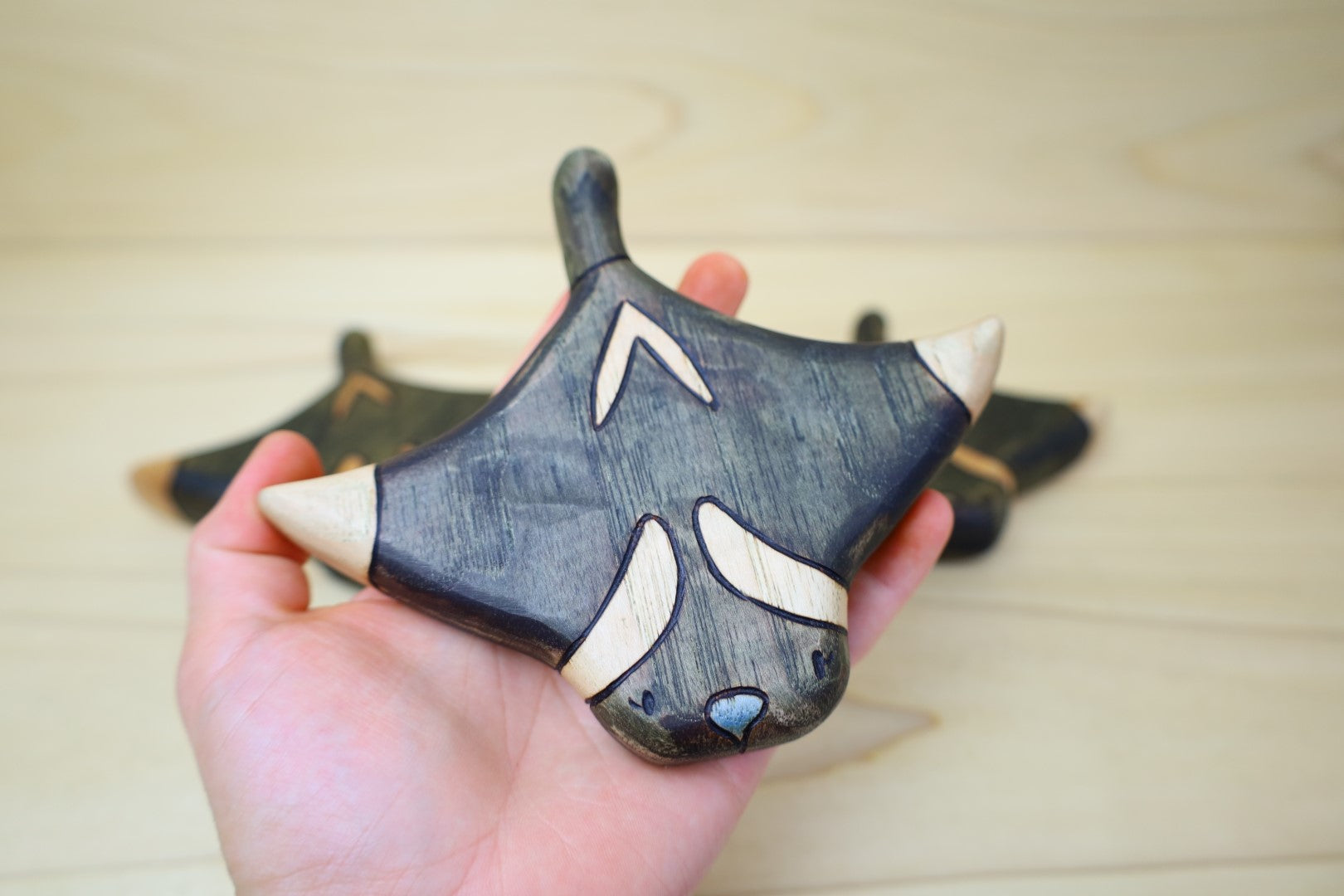 Wooden Giant Manta Ray Toy