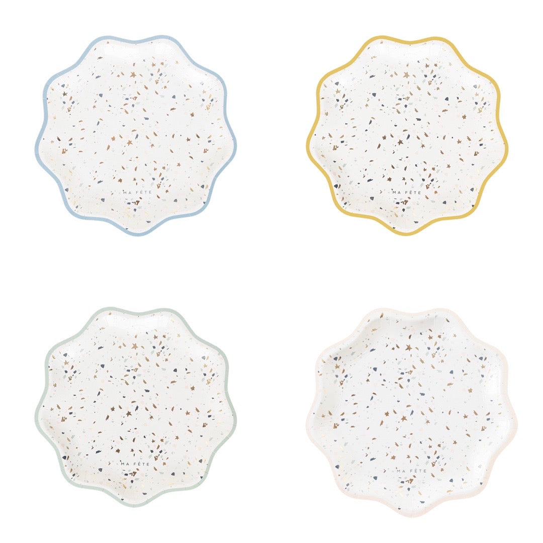 Terrazzo Dessert Plates (8)