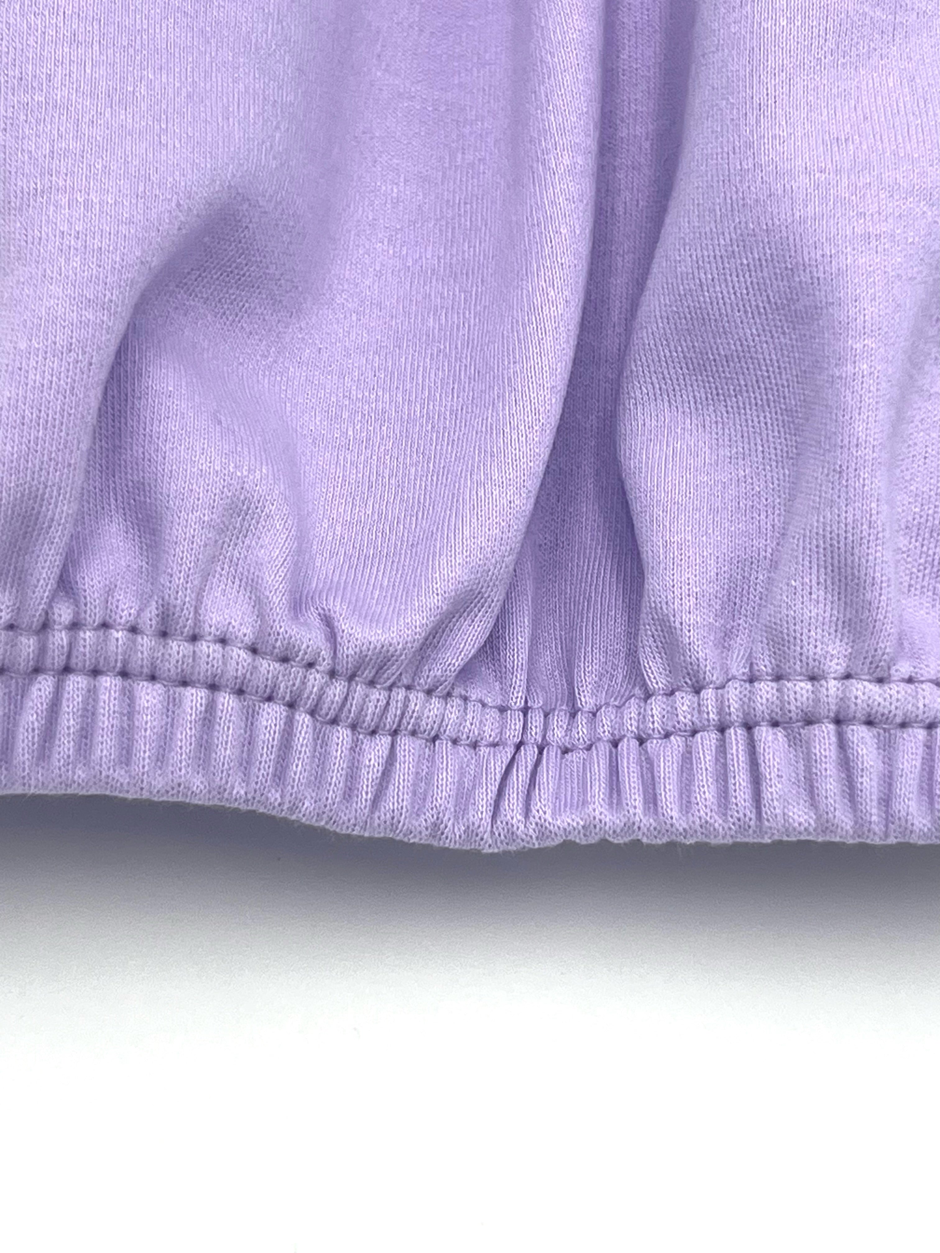 100% Pima Cotton Ruffle Dress/bloomer Set + Lavender Gown/hat (lavender Picot Trim)
