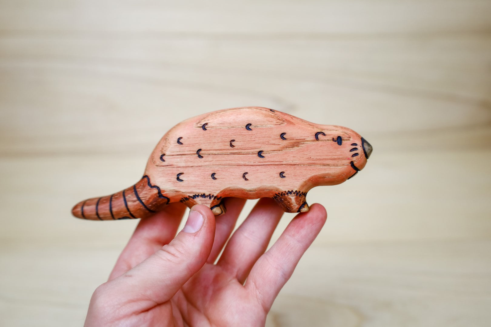 Wooden Beaver Toy