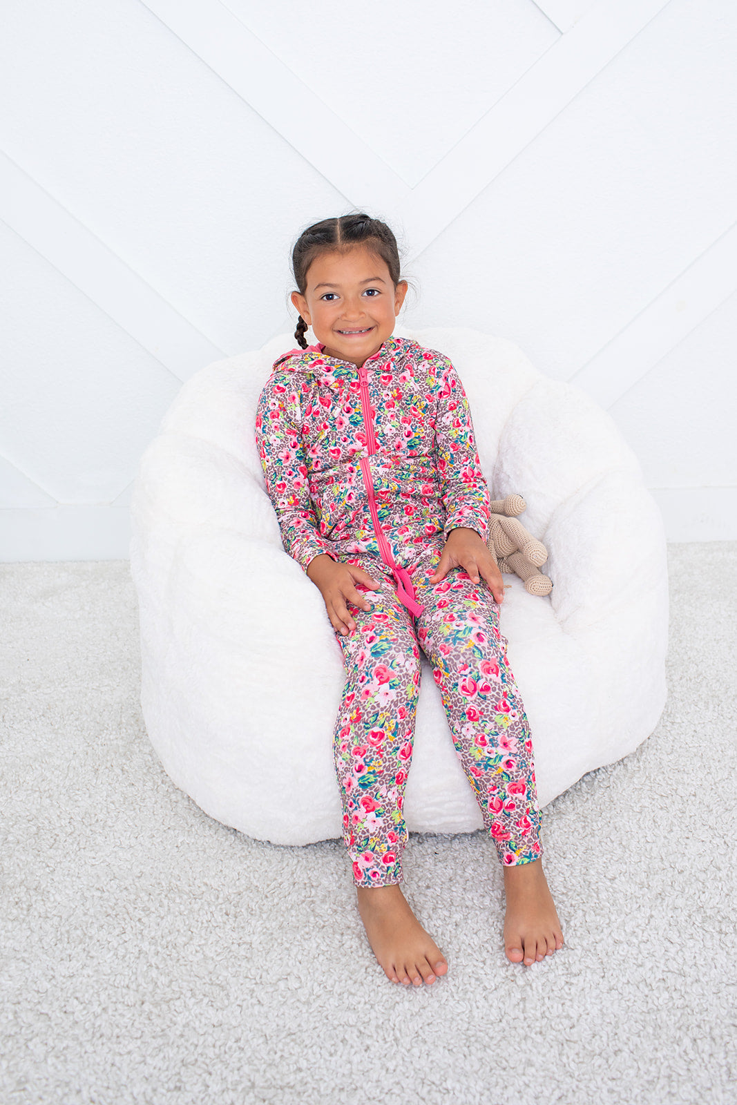 Savanna Rose Zipper Hoodie