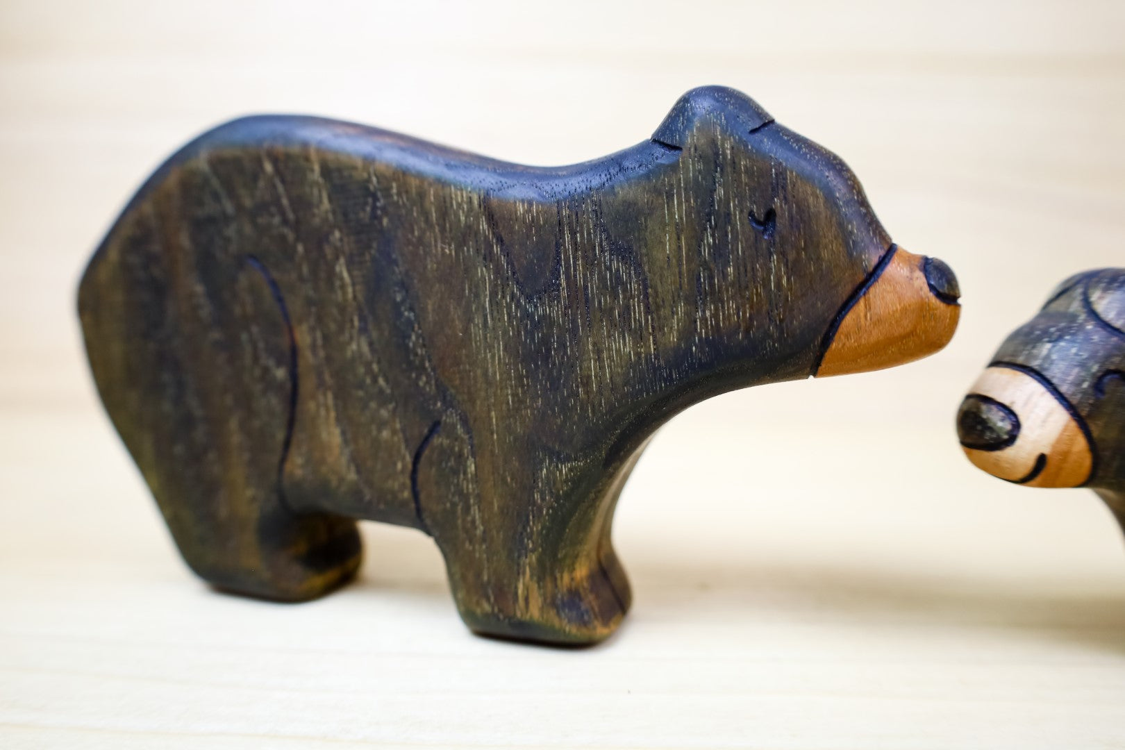 Preorder - Wooden Black Bears- Mama Or Baby