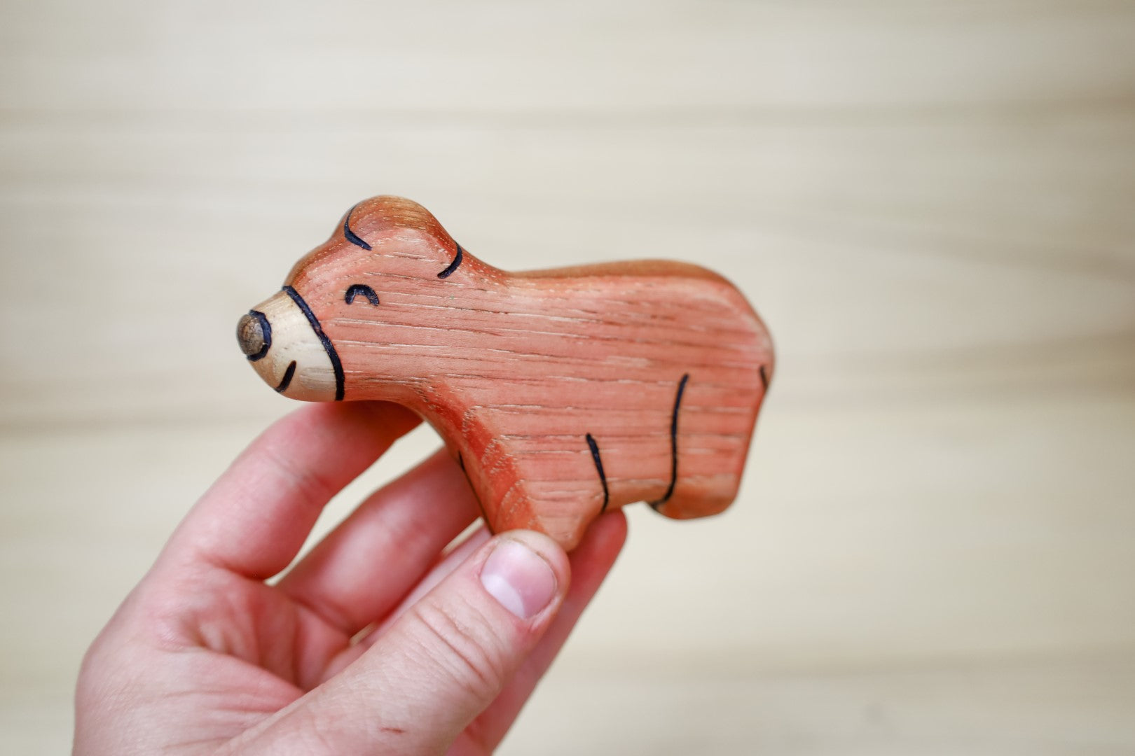 Preorder - Wooden Brown Bears - Mama Or Baby
