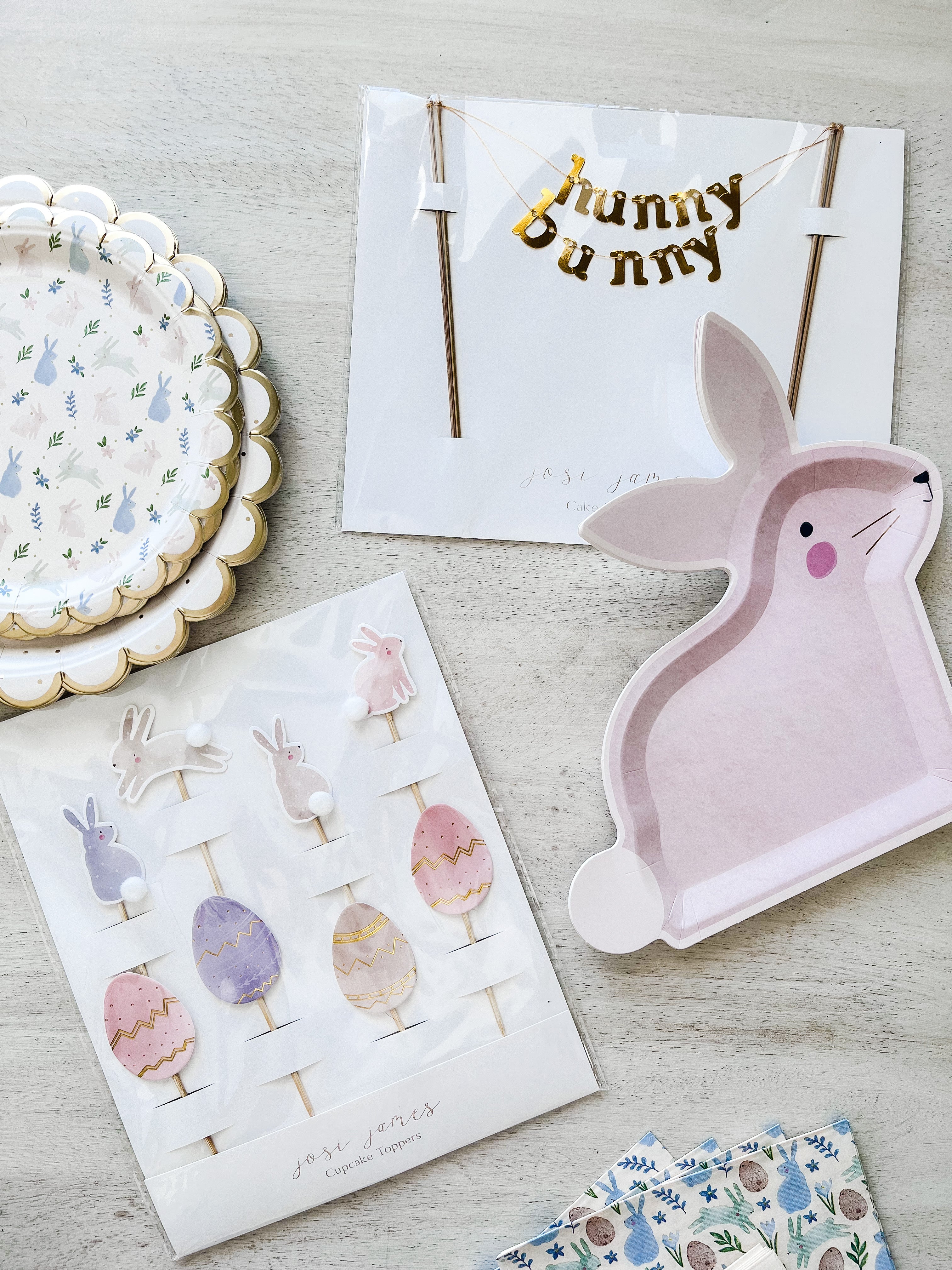 Bunny Plate (set Of 8)