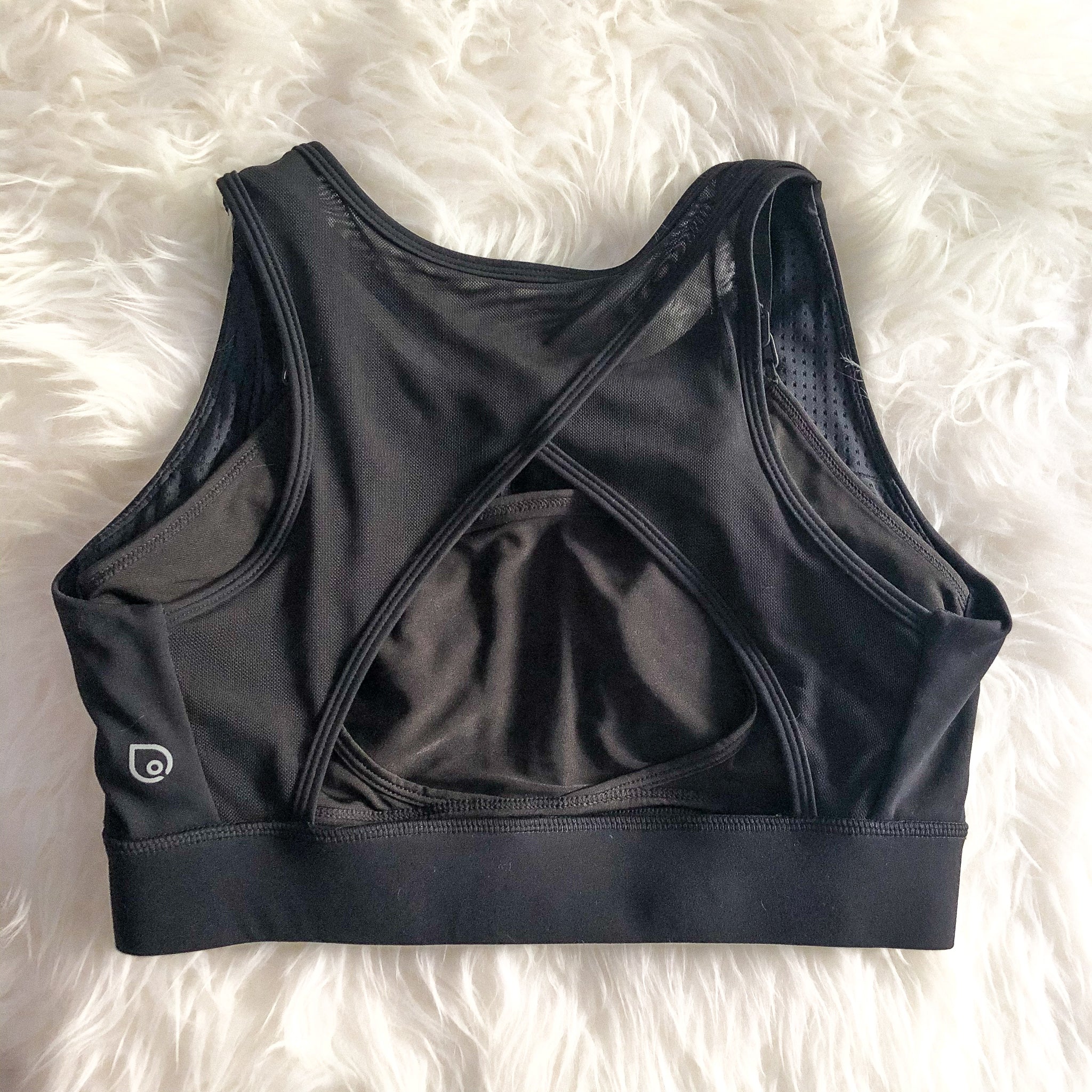 Capucine 2 - High Neck High Support Nursing & Hands Free Pumping Sports Bra (noir)