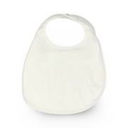 100% Pima Cotton White Bib