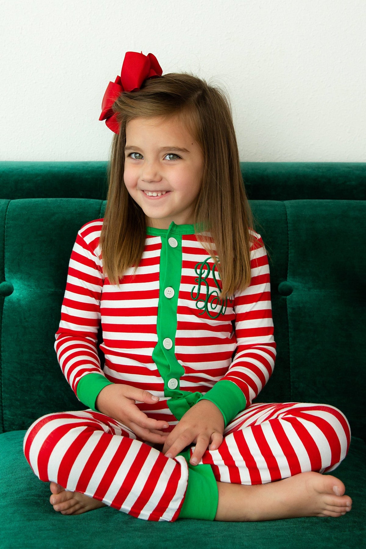 Unisex Faux Butt Flap Christmas Jammies-basics (miller Collection)