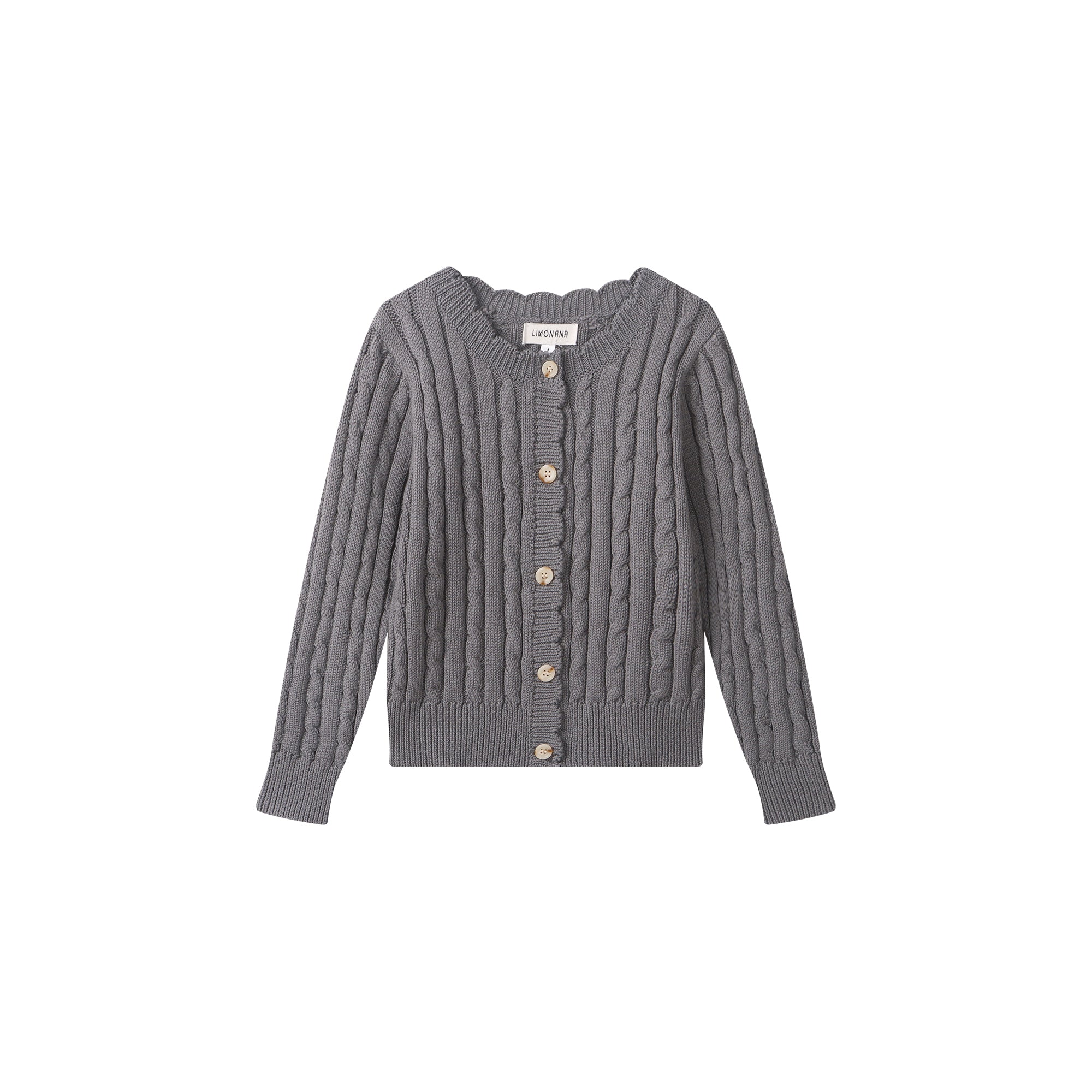 Grey Girls Cardigan
