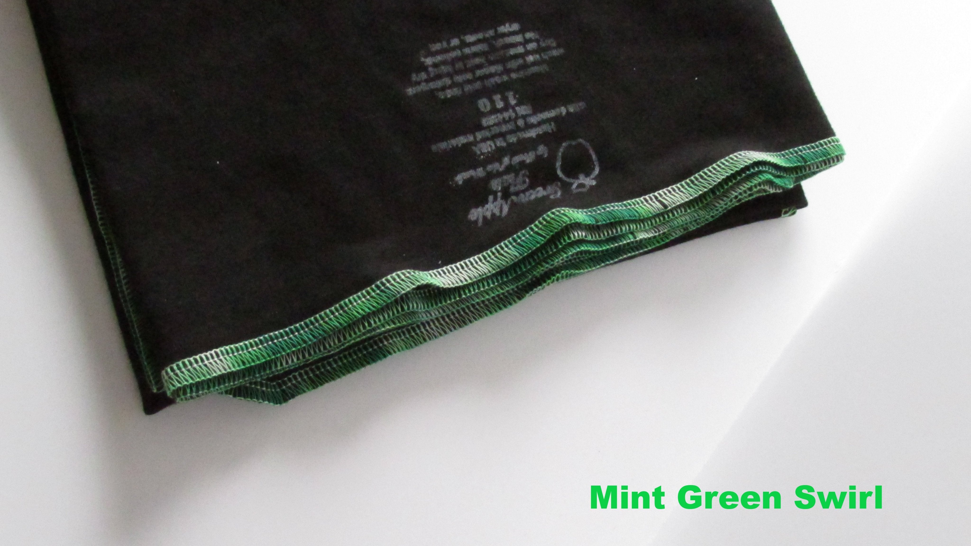 Stretchy Flat Cloth Diapers In Black