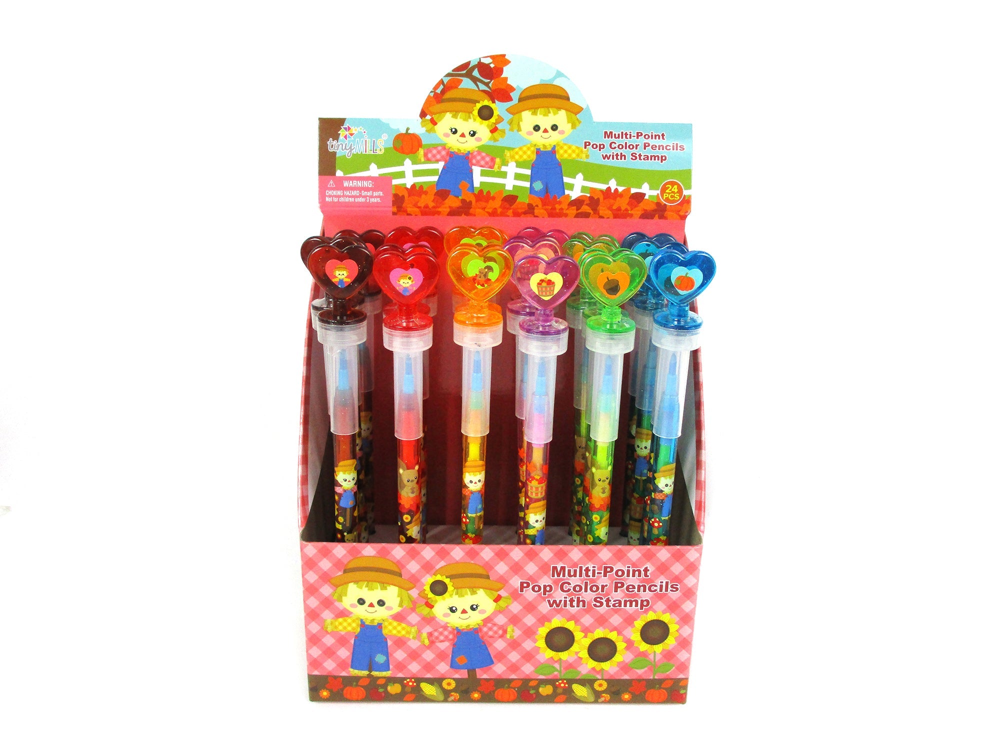 Autumn Harvest Stackable Crayon With Stamper Topper