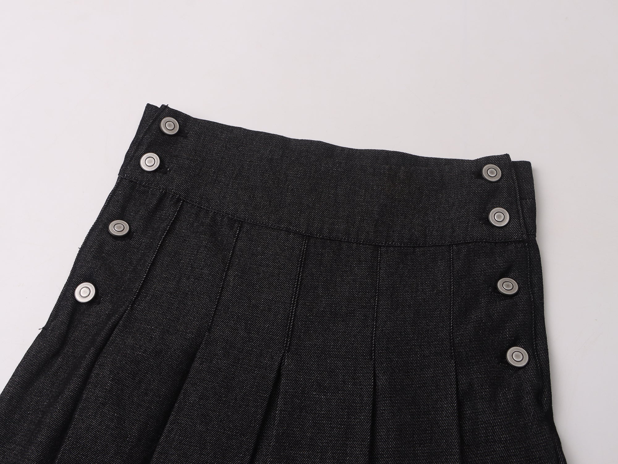 Black Denim Skirt