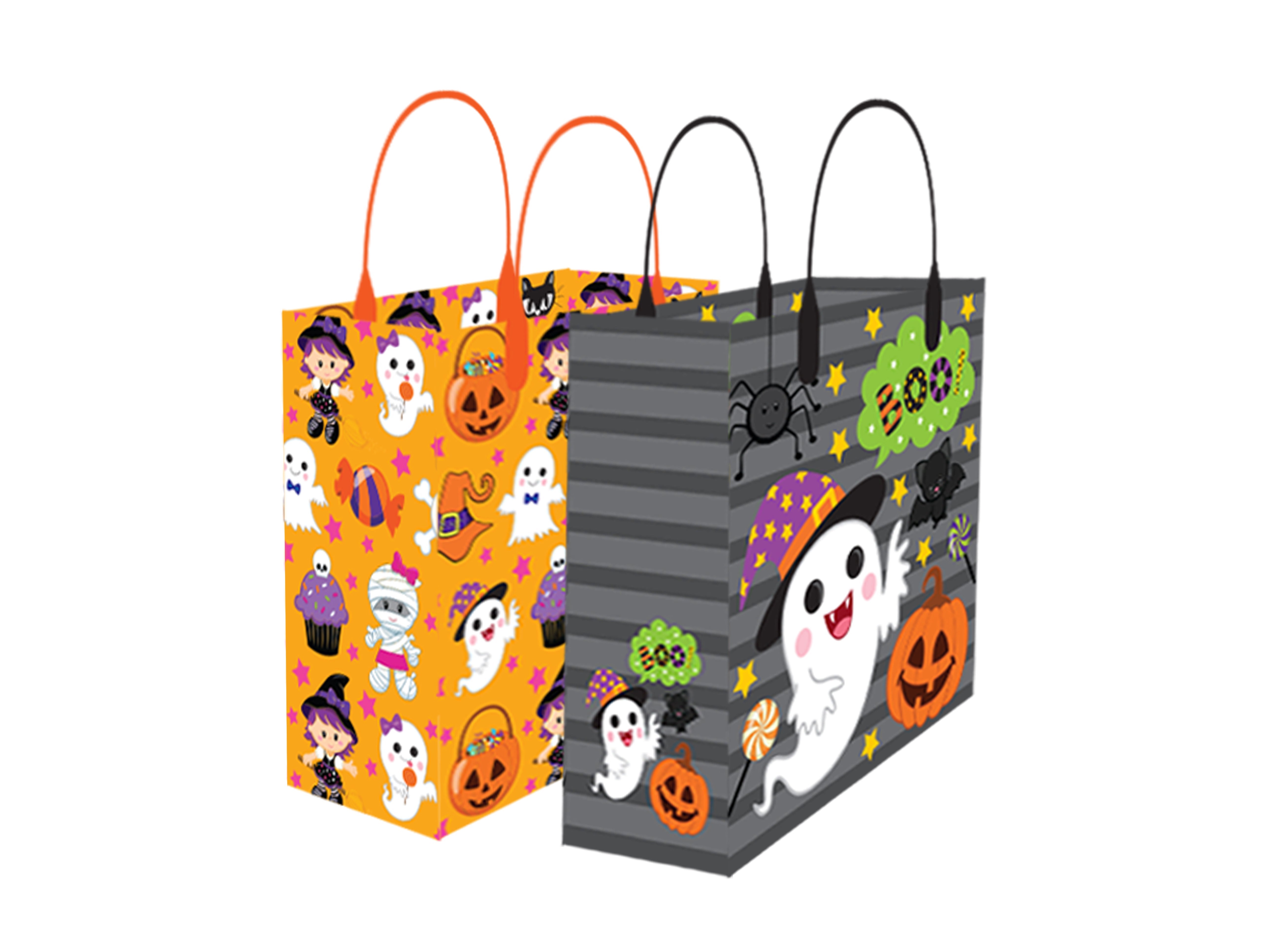 Halloween Party Favor Treat Bags - Set Of 6 Or 12