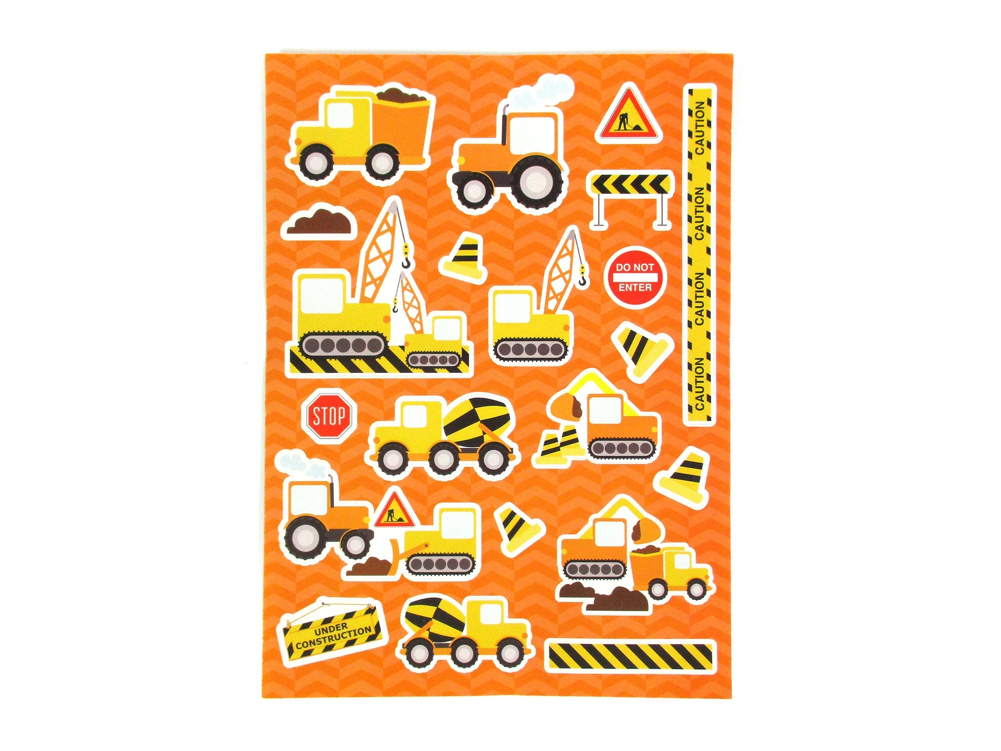 Construction Trucks Stickers
