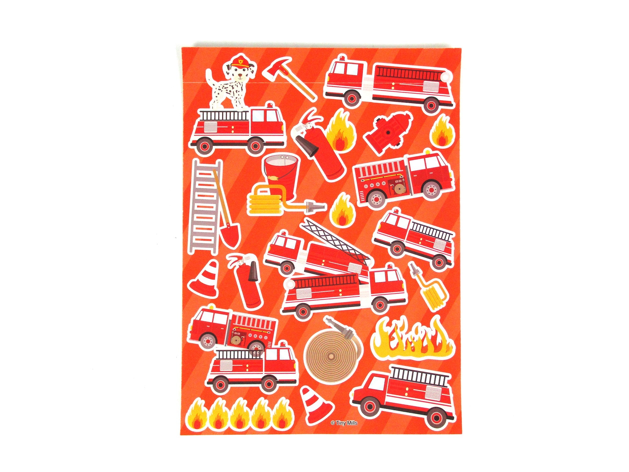 Fire Trucks Stickers